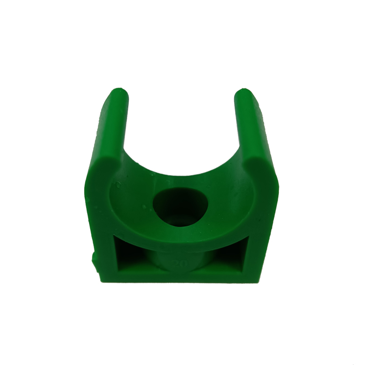 quick release green plastic pipe clamp for pipeline installation