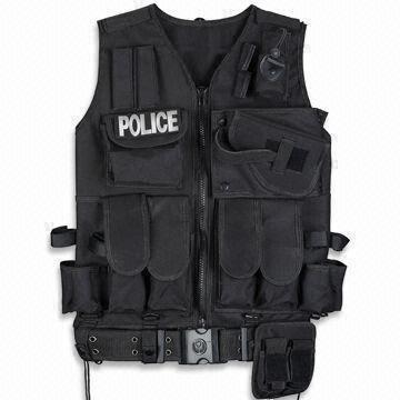 Tactical Vest with Combat Gear, Suitable for Military and Police