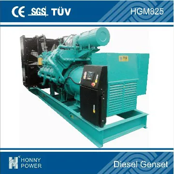 Deep Sea Controller Soundproof 640kW Diesel Genset