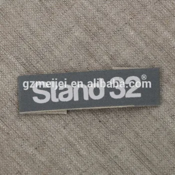 Meijei personalize cute printed main labels for skirt