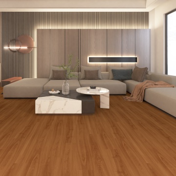 Oak Wood Look Durable Kitchen and Living Room Flooring: PVC SPC Vinyl Plank