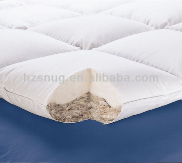 White Duck Down Dual Chamber Mattress Topper