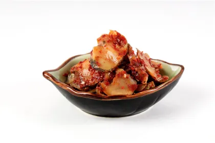 conch slice spicy kimchi flavor