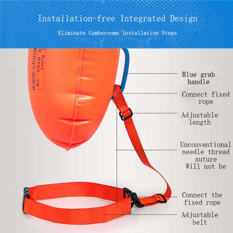 I-PVC Swim Buoy Bag Swimming Bubble Float