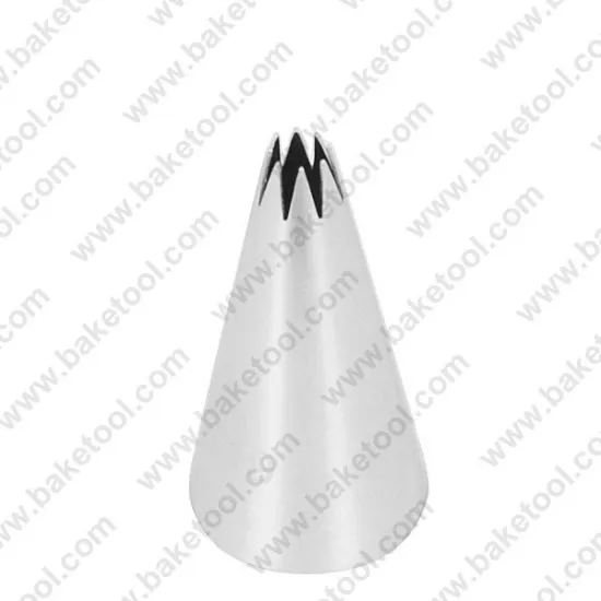 Stainless steel Cake Decorating Small Open star nozzle #19