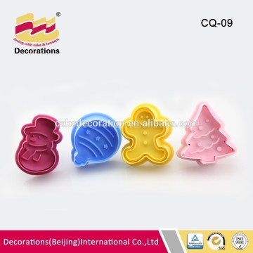 Christmas plastic cookie pluner cutter