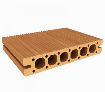 Wood plastic composite outdoor floor