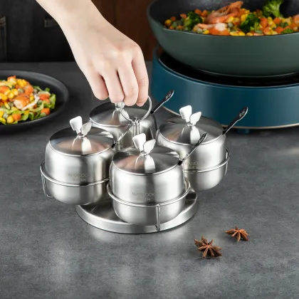 MAXCOOK Wholesale 304SS Seasoning Jar Set