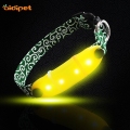 Nylon Silikon Led Lighted Up Dog Collar