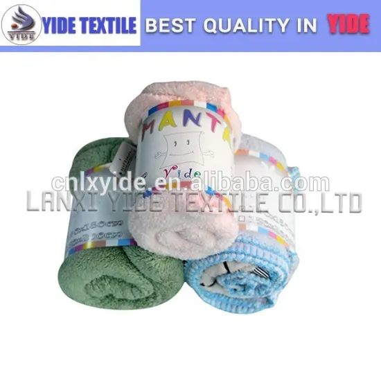 Chinese factory wholesale soft baby snuggle blanket