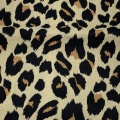 Anti Static Leopard Pattern Pure Linen Textile