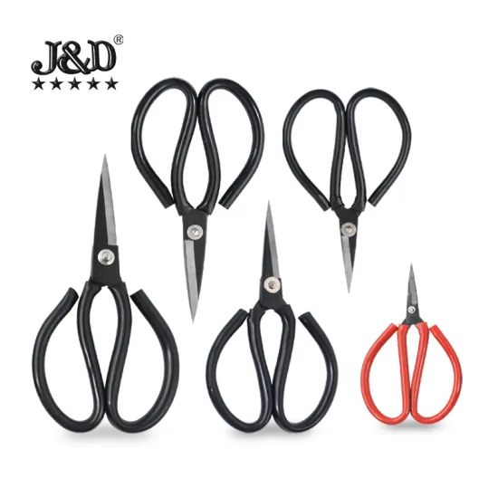 High Carbon Steel Civilian Scissors for Leather, Cloth, and Paper Cutting