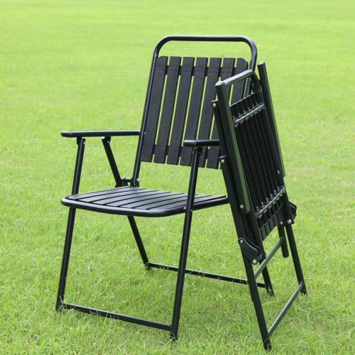 folding patio chairs with cushions Modern Single Plastic Folding Chair Supplier