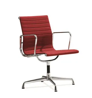 Aluminum Group Chair Fixed Desk Swivel Office Chair without Castors