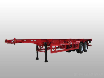 Trak Semi Treler Semi Jenis Kontena 20ft Container