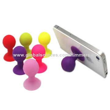 Promotional 43*30mm smart silicone cellphone stand in wholesale