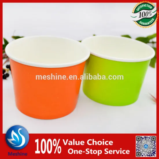 High quality yogurt paper cup/disposable frozen yogurt cup