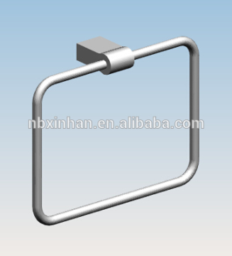 New designed fashionable bathroom accessories wall-mounted chrome plated brass towel ring
