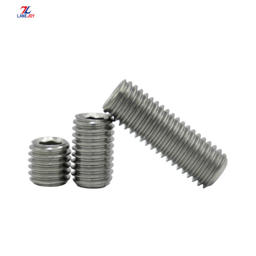 DIN916 304 stainless steel machine screw headless screw