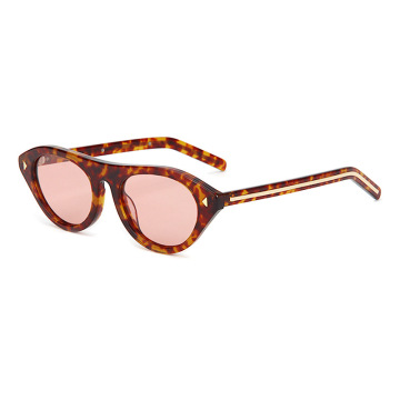 Wholesale Avant-Garde Flat-Top Cat-Eye Acetate Sunglasses
