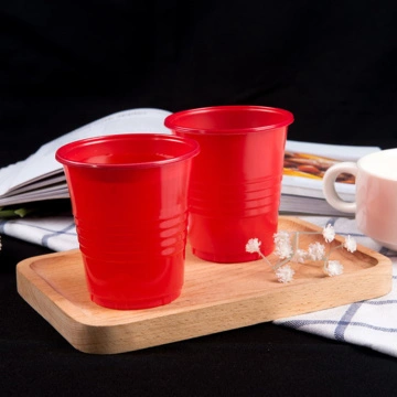 Buy Wholesale China Cold Drink Plastic Disposable Cups,beer Pong Cups & Disposable  Red Pet Cup at USD 0.09
