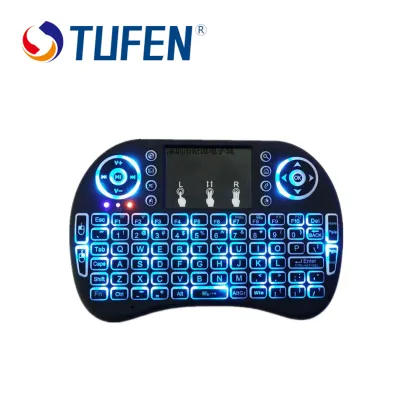 New Listing Backlit Keyboard Wireless Remote Control i8 Air Mouse Keyboard for TV Samsung