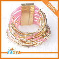 تصميم المجوهرات الشهيرة "الوردي السعر قلادة حبل رفيع"