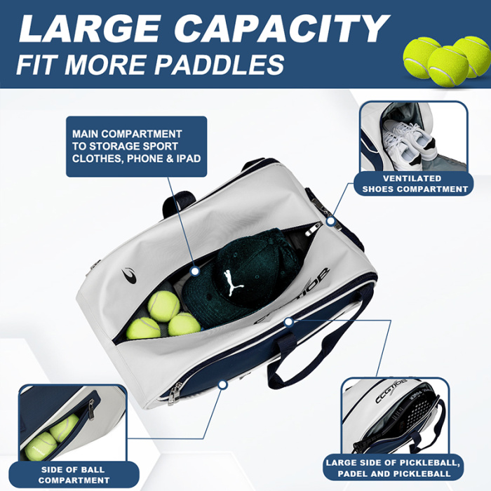 Sporty Pickleball Backpack Perfect for Tournaments