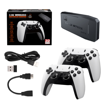 New M8 Pro TV Game Console with 20000 Games, 4K HD, and Dual 2.4G Wireless Controllers