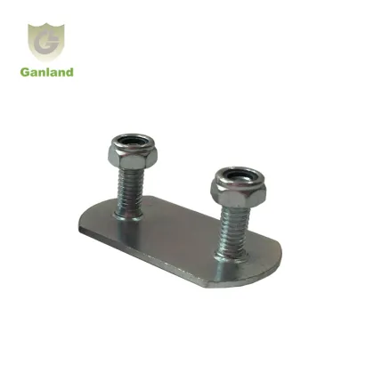 GL-15214 Side Curtain Buckle Assembly Welding Fastening Plate with Studs