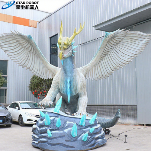 Animatronik Naga Ice Realistis untuk Taman Dinosaurus