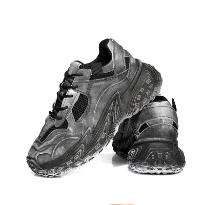 Custom Retro High Top Vintage Skateboard Shoes - Women & Men's Fashion Sneakers