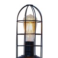 Black American-style hand-held table lamps