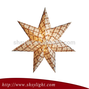 paper star/ Christmas paper decoration star/ paper star lantern