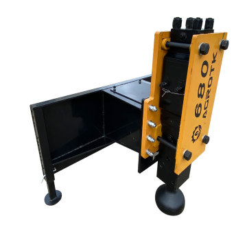 Skid Steer Loader Post Driver - Hydraulic Post Driving Hammer for Fences and Farm Work