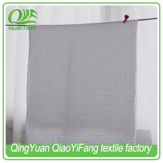 Softest 100% cotton white baby muslin swaddle blanket