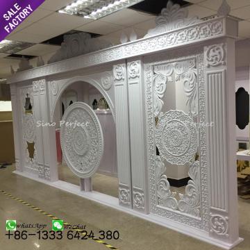 Sino Perfect White PVC Acrylic Backdrop for Wedding and Event Stages