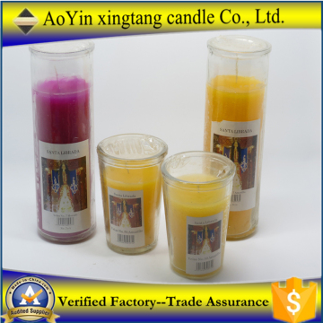 14 days religious votive jar candle