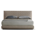 Microfiber Soft Bed Top Elegant Bed Furniture Manufactory
