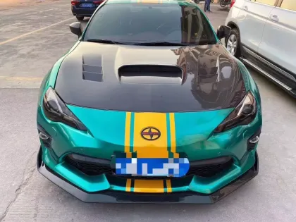 TOMS Style Carbon Fiber Front Lip and Side Skirt Upgrade for GT86 BRZ