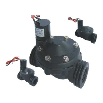 Solenoid Valve with Irrigation Tape Fittings