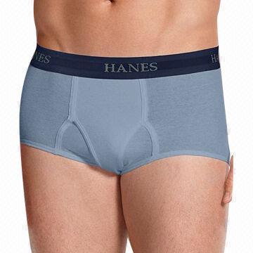 Men's Briefs with Cut, Full Rise no Ride Up Fit, Ultra Wide Plush Comfort Flex Waistband