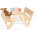 Nicki for 4 with Backrest Picnic Table