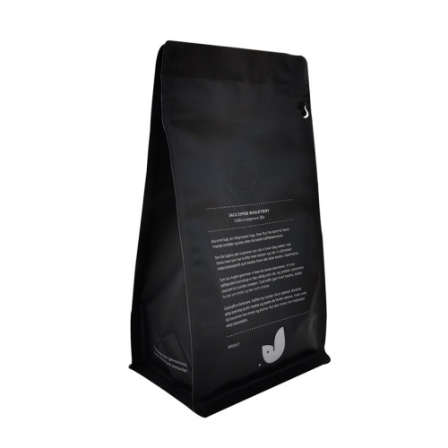 Tas Kopi 500G Dengan Ritsleting Saku Dan Katup