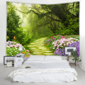 3D Green shade dustproof tapestry