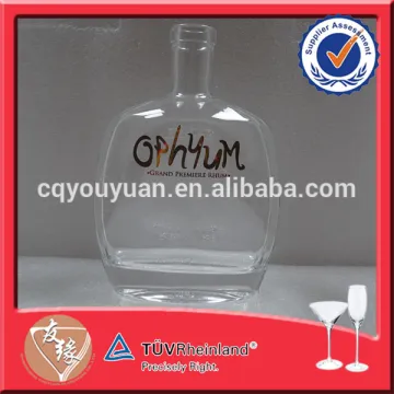 Cork Top 700ML Red Wine Bottle Empty 700ML Crystal Round Glass Bottle
