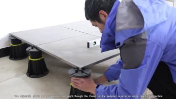 Adjustable Floor Support Pedestal for Outdoor Decorations