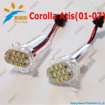 Smd Led rear license plate light for Alphard,corolla Atis(01-07),ist