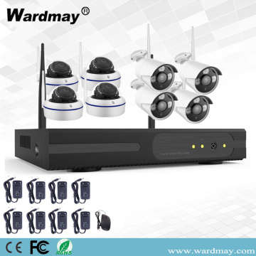 8CH 1.0/2.0MP Wireless Security Wifi NVR Kits