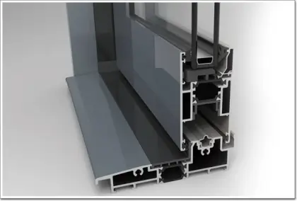 Sliding lift door aluminum profile